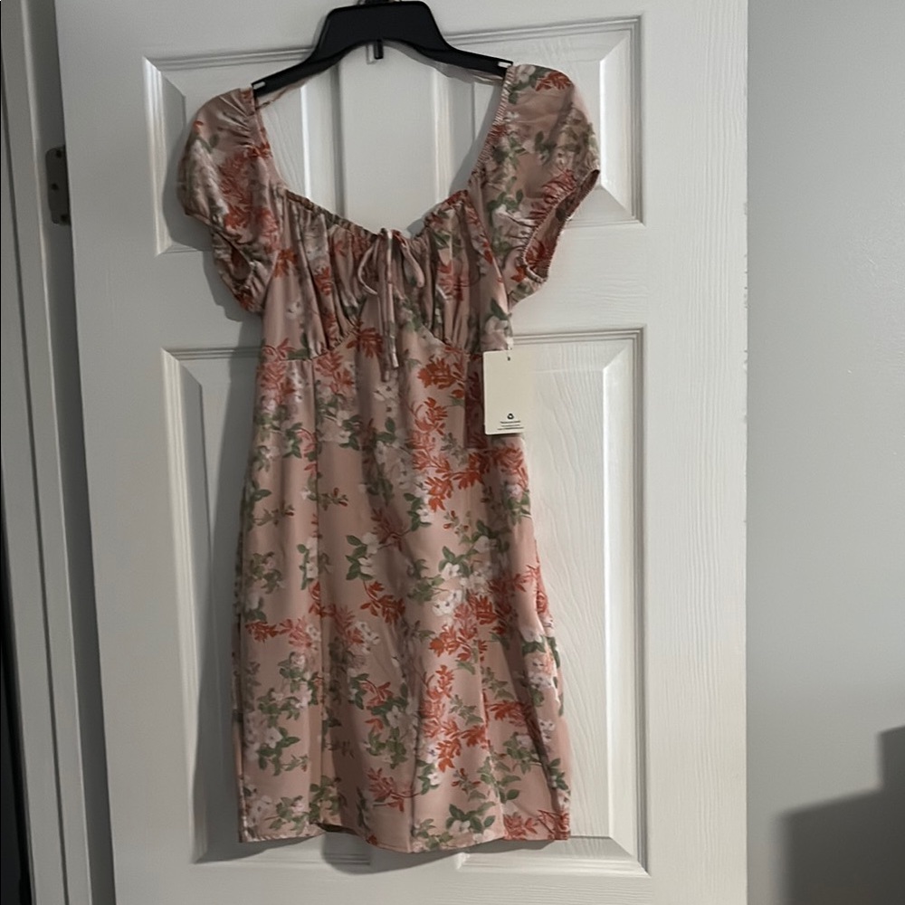 Floral Puff Sleeve Dress